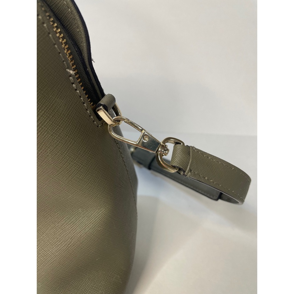 Kate Spade Cameron Street‎ Lottie Satchel Bag in Olive Green Excellent - Picture 6 of 12